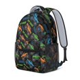 thumbnail image 2 of Monster Cartoon Truck Black Pattern Backpack for School, Cute School Bag with Adjustable Shoulder Straps and Padded Back, 15.3"x11"x6.7", 2 of 5