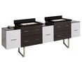 thumbnail image 1 of Imaginations Américaines 90 pouces W Vanity Set Gris, 1 of 1