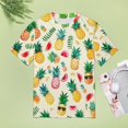 thumbnail image 4 of Lunarable Pineapple T Shirts Basic T-Shirt Short Sleeve Ladies Tee Shirt Summer Graphic Clothing, 4 of 6