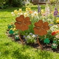 thumbnail image 1 of CaiYueKe Garden Flower Pot Decorations Outdoor Courtyard Inserts Wrought Iron Silhouettes Metal Art for Yard Patio Lawn Landscape Decor Home Exterior Rustic Farmhouse Accent Plant Stake Ornament, 1 of 7