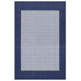 thumbnail image 4 of Couristan 10056500039055T 3 ft. 9 in. x 5 ft. 5 in. Recife Checkered Field Power Loomed Rectangle Area Rug - Ivory & Indigo, 4 of 10