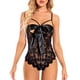 thumbnail image 2 of Ropa interior sexy Europa y Estados Unidos ropa interior sexy de una pieza ropa interior ajustada hueca de encaje, 2 of 5