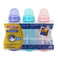 thumbnail image 5 of Nuby Anti-Colic Non-Drip Standard Neck Plastic Baby Bottles, Variable Flow, 5 of 5