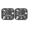 thumbnail image 7 of Fotbe I Love Coffee 2-Piece Car Windshield Sun Shade | Sun Blocker for Car Windshield | Foldable Automotive Interior Accessories for Sun Protection-Small, 7 of 7