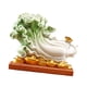 thumbnail image 4 of Estatua de col de cerámica china, adorno de mesa de estilo oriental para decoración del hogar 23 cm x 9 cm x 19 cm, 4 of 9