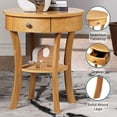 thumbnail image 4 of Convenience Concepts Classic Accents Schaffer End Table in Vanilla Wood Finish, 4 of 7