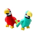 thumbnail image 4 of FELTECHELECTR 1 pieza de juguete de simulación de loro de peluche, adorable pájaro de juguete, decoración para fiestas, suministros para niños y niñas., 4 of 7