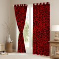 thumbnail image 3 of Castle Fairy Leopard Print Blackout Curtains Set of 2 (52x84 Each),Cheetah Window Curtains, 3 of 6