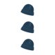 thumbnail image 4 of Minnieouse Gorros Gorros de punto de invierno Lana Lindo Cuff Hat Pullover Hip Hop Ropa fría a prueba de viento Regalos para esquiar azul Type1 NO1, 4 of 6