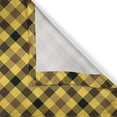 thumbnail image 6 of Ambesonne Yellow Brown Valance & Curtain, Striped Square Check, 55"x30", Mustard Umber, 6 of 7