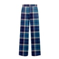thumbnail image 3 of Mens Pajama Pants Men's Pajama Bottoms Soft Sleep Lounge Pj Pants Blue XL, 3 of 4