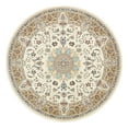thumbnail image 3 of Unique Loom Narenj Collection Area Rug - Newcastle (5' 1" Round Ivory/Beige), 3 of 7