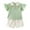 Green, variant on Tkrady Toddler Outfits for Girl Summer New Elastic Short Sleeve Shirt and Shorts Fashion Set, Sizes 2-7 Years