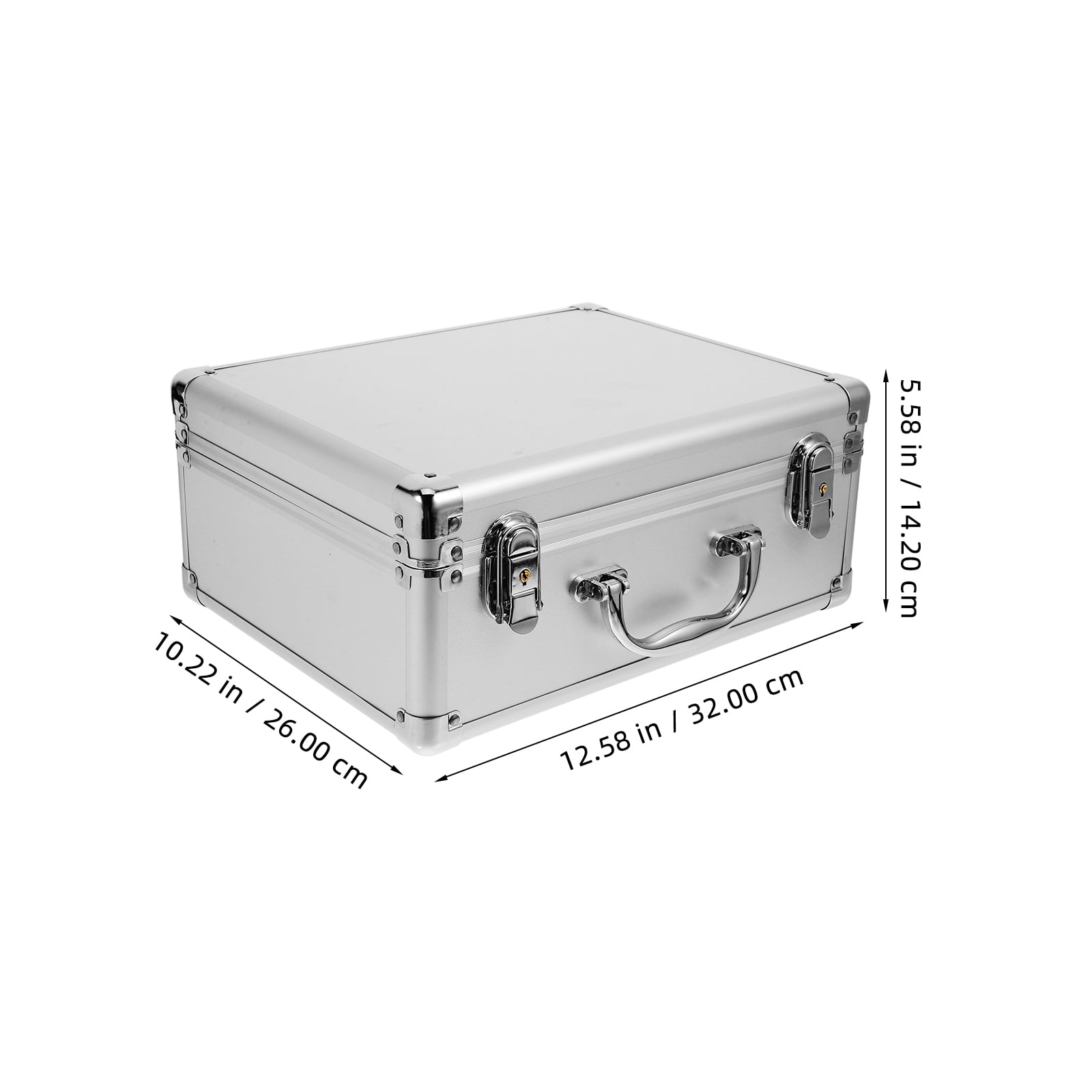 RENACLIPY Metal Briefcase Portable Tool Organizer Case for Men and Lightweight