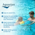 thumbnail image 4 of Aquarian Phoenix 24'x52" Round Above Ground Pool w/ Pump, Ladder, Liner, Skimmer, 4 of 11