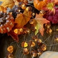 thumbnail image 6 of 3D Acorn Thanksgiving String Lights, 16.4ft 50 LEDs Battery Powered Fall Light for Wedding Bedroom Fireplace Mantel Home Indoor Outdoor Decor, 6 of 7