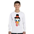 thumbnail image 2 of Awkward Styles Thanksgiving Youth Sweatshirt Turkey Face Crewneck Tee for Kids, 2 of 5