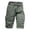 Army Green, variant on BEFOKA Mens Casual Pants Clearance,Summer Cargo Pants for Mens,Summer Loose Casual Pants Shorts Men's Straight Cut Cropped Pants Youth Cotton Breathable And Wear