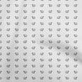 thumbnail image 1 of oneOone Rayon White Fabric Minimal Retro Watch Sewing Craft Projects Fabric Prints By Yard 56 Inch Wide, 1 of 5