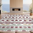 thumbnail image 2 of Design&I 8'x10' Washable Area Rug Wildlife Motif Forest Southwestern Border Cabin Farmhouse Pinecone Playful for Living Room, Family Extra Large Skid-Resistant Low Profile, 2 of 7