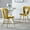 Yellow, variant on Golden and Black Color Combination Chairs / Comfortable for Bedroom, Office Use