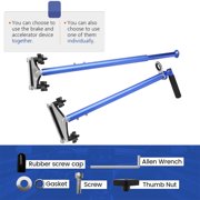 GanFindX MZSC100 Universal Portable Car Handicap Driving Hand Controls for Disabled Drivers (Blue)