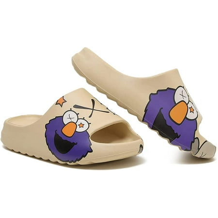 

Unisex Pillow Slippers Slides for Women and Men. EVA Comfort Super Soft Quick Drying Rubber Shower Cloud Slides. Lightweight Spa Massage Summer Sandals for Adult Couples Indoor and Outdoor