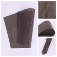 thumbnail image 2 of REGALWOVEN Placemats Set of 6 Solid Placemats for Kitchen Dining Table Decor Heat Resistant Table Placemats Wipeable Table Mat Coffee 17*11.5Inch, 2 of 7