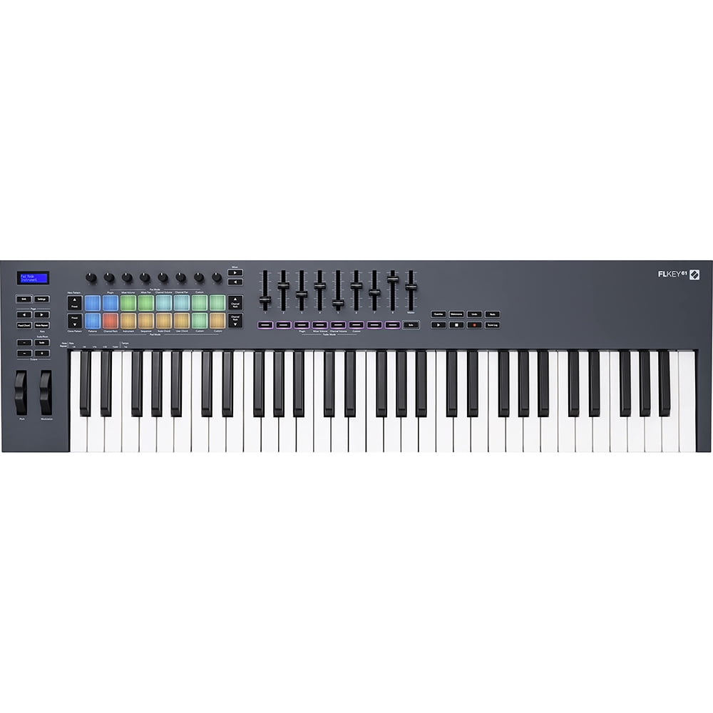 Novation AMS-FLKEY-61 FLkey 61 USB MIDI Keyboard Controller Bundle with 2 YR CPS Enhanced Protection Pack