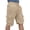 Khaki, variant on Enjoytime Mens Casual Sweat Cargo Shorts Elastic Waist Drawstring Athletic Workout Gym Shorts with Multi Pockets