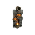 thumbnail image 2 of Rustic Stoneware Bowl and Jar Outdoor Floor Water Fountain Outdoor Freestanding Fountains.27.2 Inch Tall, 2 of 6