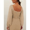 thumbnail image 5 of SHENMO Lace patchwork evening dress, 5 of 5