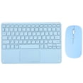thumbnail image 1 of Kit de teclado y ratón con panel táctil Bluetooth, Combos de teclado y ratón inalámbricos rusos, árabes, españoles, Teclado para iPad, teléfono y tableta, 1 of 5