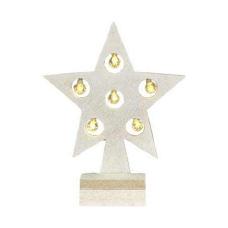 

QUSENLON Wooden Christmas Tree Elk Night Light Decoration Props Desk Night Lamp Desktop
