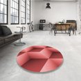 thumbnail image 4 of Ahgly Company Tapis d'Intérieur Lavables en Machine, Rectangle Rouge de Transition, 8' x 10', 4 of 7