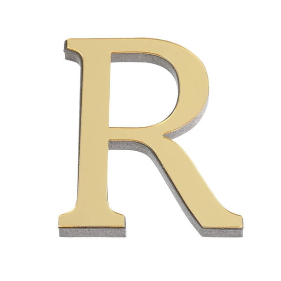 3D Acrylic Large Letter Wall Decals Self- Home Art for DIY Interior Design