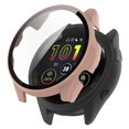 thumbnail image 1 of Full Protective Case For Garmin Forerunner 965 Forerunner 265 265S Screen Protector case Cover pc 2in1 Shell+tempered glass Film Sakura Pink Forerunner 965, 1 of 6
