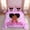 Black Girl, variant on Pink Comforter Set Princess Fairy Castle Printed Pattern Quilt Bedding Set with 1 Comforter and 2 Pillowcases for Girls Kids Queen Size