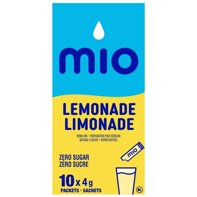 mio Lemonade Drink Mix, 4 g Packets, 10 ct Box