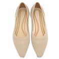 thumbnail image 1 of Zapatos Vestir Informales Mocasines Ballet Mujeres Punta Puntiaguda Punto Transpirable Cómodo para El Oficina Compras, 1 of 9