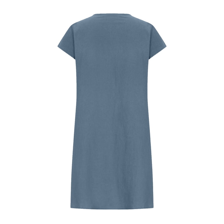 long sleeve mini dress loose The Andamane