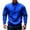 Blue, variant on LIUJUNSHOP Plain Men's Crewneck Sweatshirt Men's Winter Stand Collar Half Zip Sweatshirt with Multiple Pockets for Outdoor