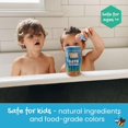 thumbnail image 3 of Lápices de pelo de baño Super Jumbo, no tóxicos (paquete de 7) para niños, 3 of 9