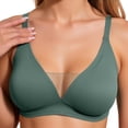 thumbnail image 1 of Brasieres de Mujer Sujetador de Malla sin Aros con Ajuste Superior para Mujer con Sujetador Cómodo de Tela de Mantequilla Extra Grande, 1 of 5
