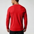 thumbnail image 5 of NMRSBDP Men's Basic Crew Neck T-Shirt Lightweight Long Sleeve Everyday Shirts for Men Soft Cotton Base Layer Tops Casual Solid Color Undershirts, 5 of 7