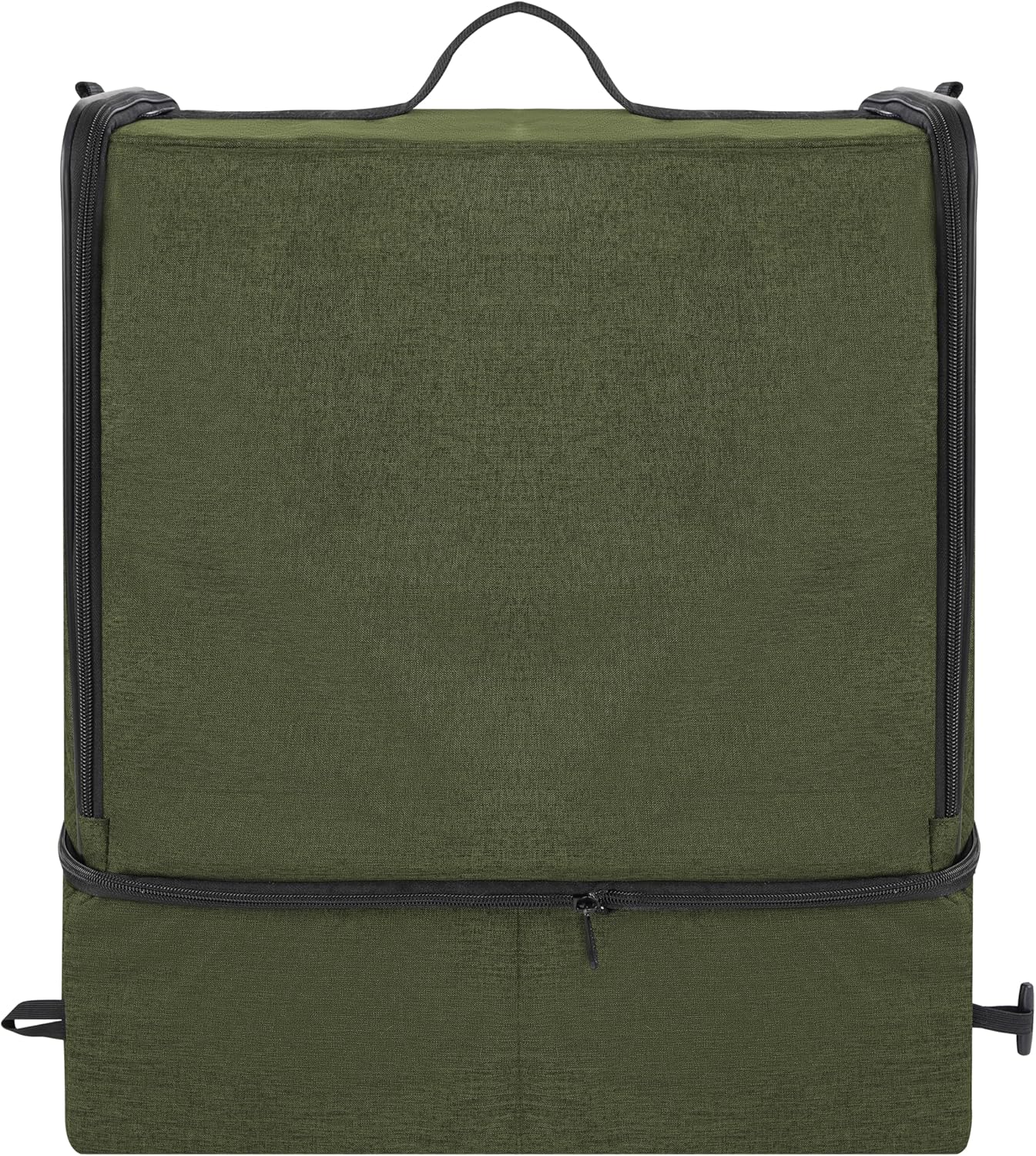 Portable Cat Travel Litter Box with Zipped Waterproof Bag,No Collapse with Hard Base Insert at Bottom, No Leakage, No Smell, Easy to Carry, Easy to Use in Hotels