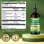 Best Naturals Liquid Chlorophyll Drops 50mg, 2 fl oz - Supports Energizing, Alkalization, Oxygenation