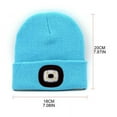 thumbnail image 2 of Sinhoon Child Headlight Cap 4 LED Night Lighting Beanie Hat with Light USB Rechargeable Hat High Brightness Ultra Soft Multipurpose Camping Decoration Clothing Accessories, 2 of 4