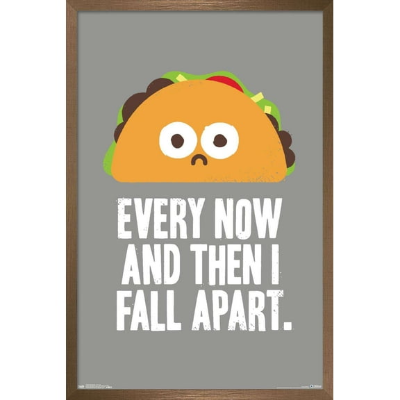DaVid Olenick - Taco Fail Wall Poster, 22.375" x 34", Framed