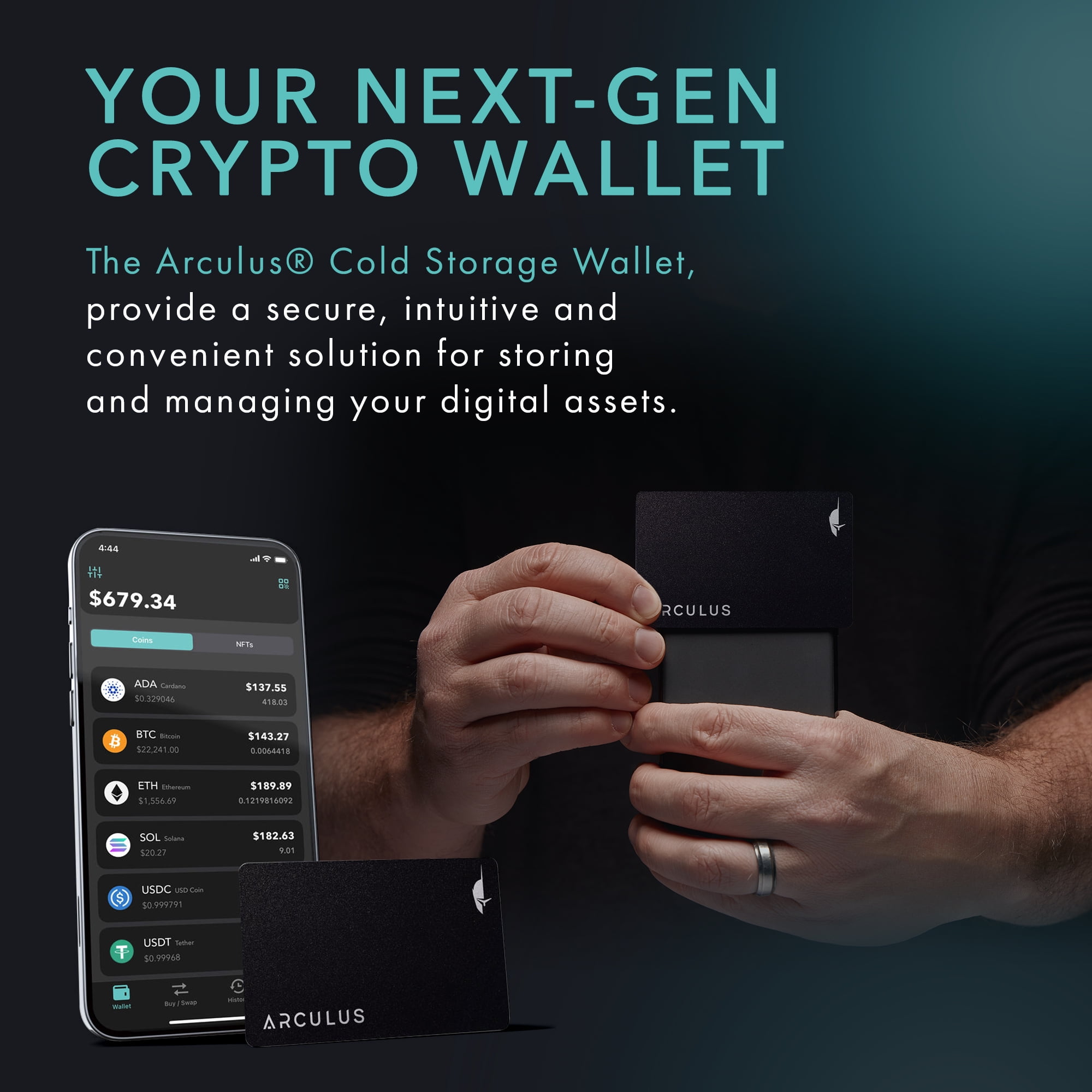 Arculus Card: Secure Cold Storage Wallet for Crypto Liberia | Ubuy